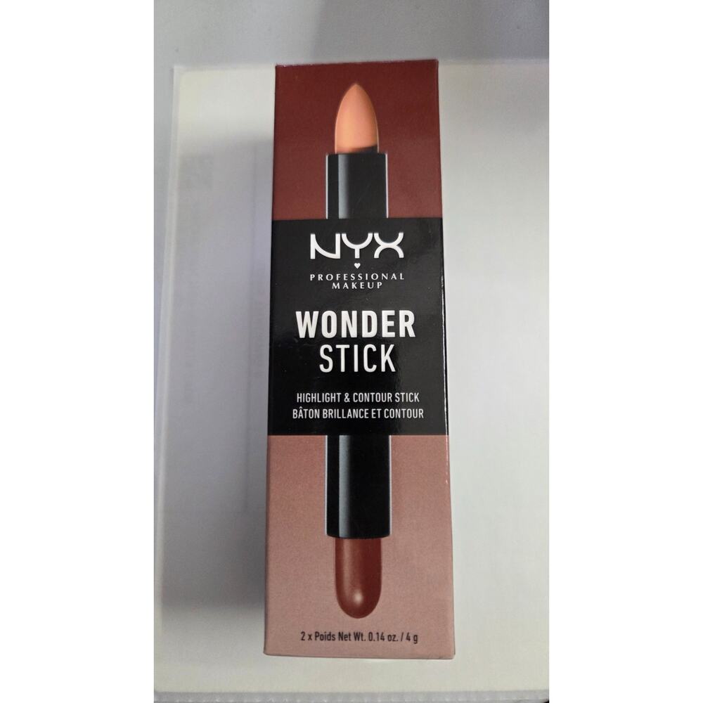 NYX Wonder Stick WS03 Deep Highlight & Contour Cream Dual Stick Makeup NEW